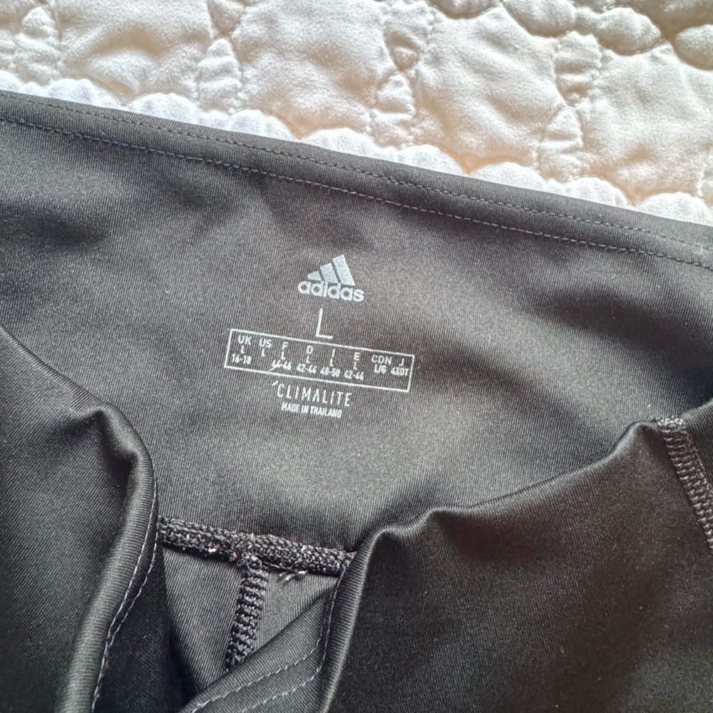 Adidas 2 Piece Bundle Women's Black Joggers Size Medium Leggings Size Large - Picture 10 of 11